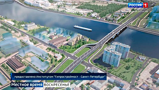 Проект нового моста через неву в невском районе